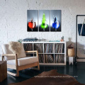 Verre Photo Print Art mural / Triptyque moderne Impression sur toile / Encadrée Colorful Canvas Artwork